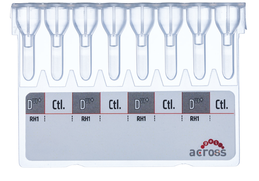 Cartela Across Gel<sup>®</sup> Anti-D<sup>vı+</sup>